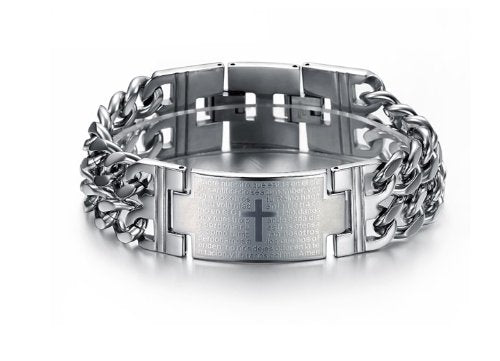 Asma Jewel House 316L Stainless Steel Glossy Surface Attractive Bracelet for Men