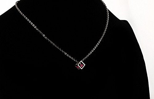 Asma Jewel House stainless steel cz couple chain with pendant set for men & women