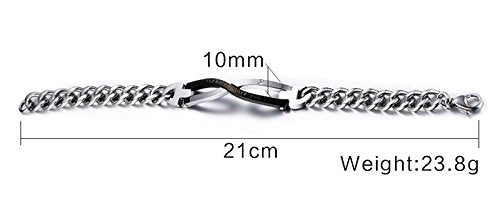 Asma Jewel House 316l Stainless Steel Lovers Best Friend Bracelet for Couples