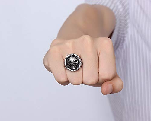 Asma Jewel House stainless steel ghost head skull ring for men (10)