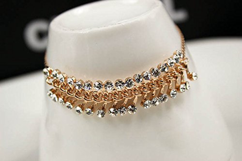 Asma 18K Gold Plated Elegant Chain Bracelet for Women