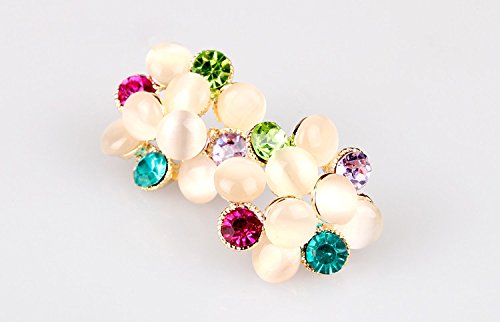 Asma multiclour flower design stud earrings for women