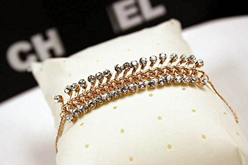 Asma 18K Gold Plated Elegant Chain Bracelet for Women