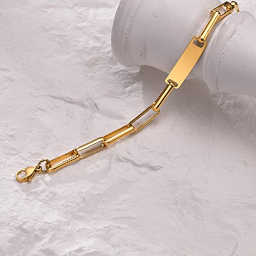 Asma Jewel House gold plated chain design casual bracelet for Women Girls