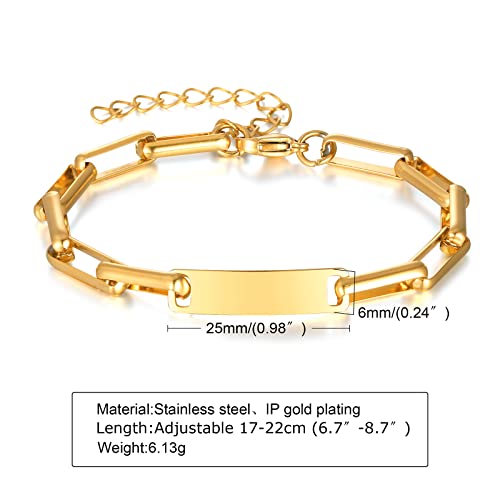 Asma Jewel House gold plated chain design casual bracelet for Women Girls