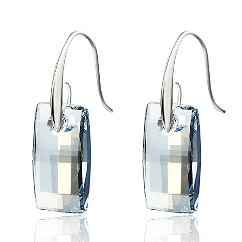 Asma MADE WITH SWAROVSKI ELEMENTS Blue Dangle Drop Earrings for Women