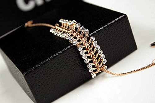 Asma 18K Gold Plated Elegant Chain Bracelet for Women