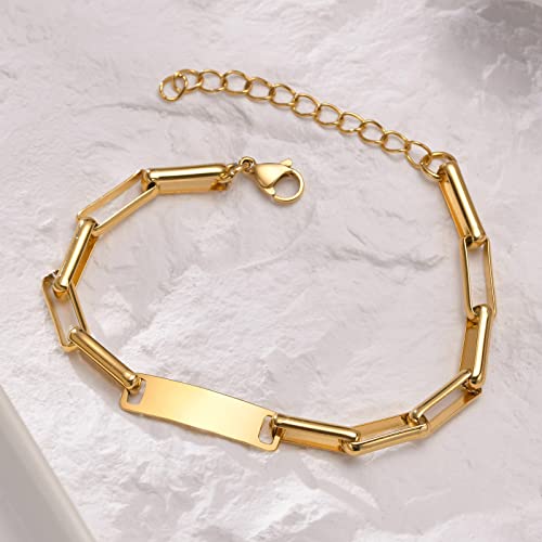 Asma Jewel House gold plated chain design casual bracelet for Women Girls