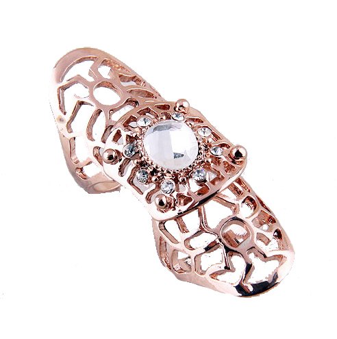 Asma Beautiful Rose Gold Plated Ring for Women/Girls