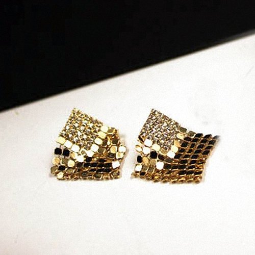 Asma Jewel House pop style gold colour stylish stud earrings for Women/Girls